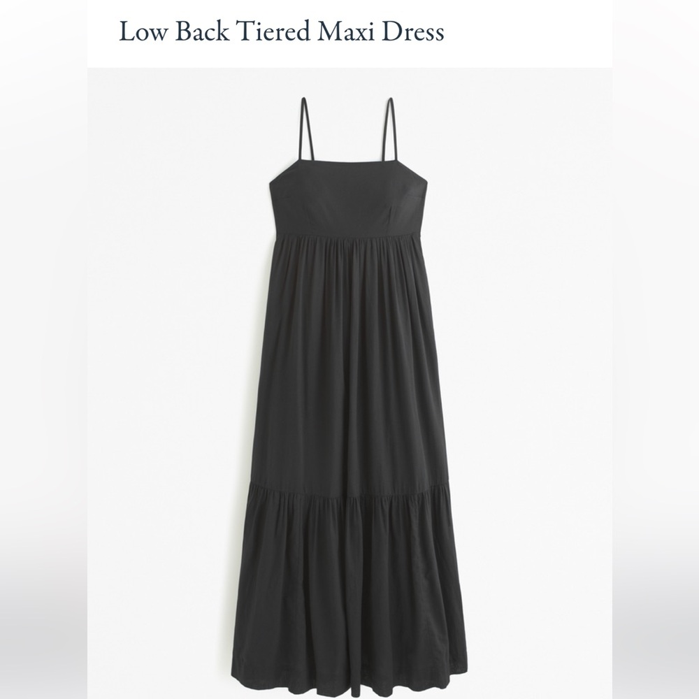 Abercrombie Low Back Maxi Dress